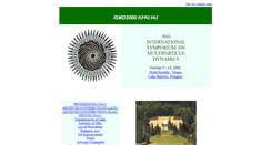 Desktop Screenshot of ismd2000.kfki.hu