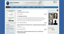 Desktop Screenshot of kfki.hu
