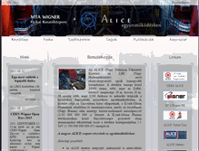 Tablet Screenshot of alice.kfki.hu